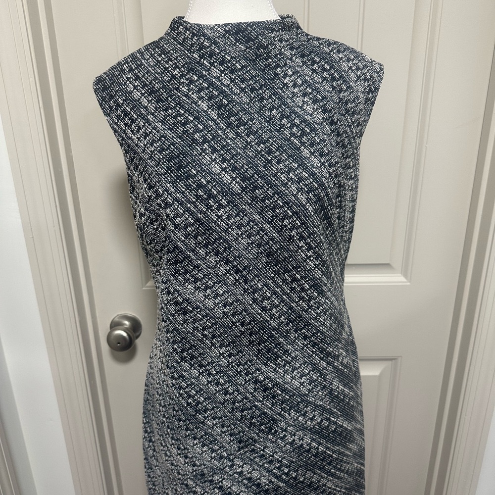 Banana Republic Asymmetrical Gray Dress - Picture 2 of 5
